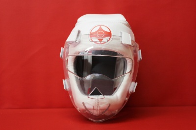Шлем КАРАТЭ №2 с маской пластиковой ТАНТАЛ-4 (ШК2Т4КЗ)
